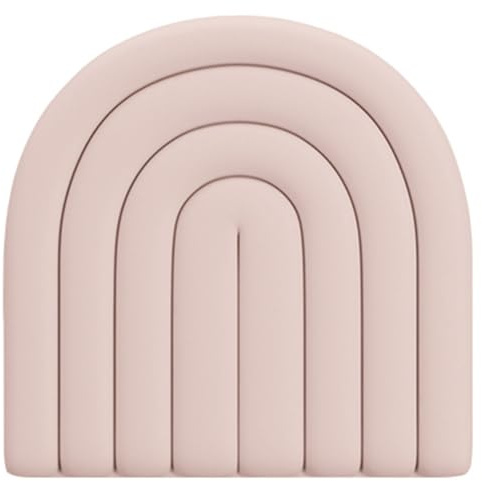 WIGING Anticolisión 3D Acolchado De Pared para Niños, 40x40cm PU Impermeable Bolsa Suave Paneles De Pared, Autoadhesivo Hogar Decoración De Fondo Pegatina De Pared, Fácil De Instalar (Color : Pink)