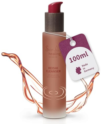 Pinsky & Sons – Gesichtsreinigung Reishi Cleanser – Parfümfreie Naturkosmetik mit BIO Extrakten 100ml Reinigungsgel für Damen & Herren – Porentief mit Salicylsäure, klärend