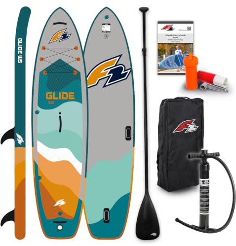 F2 SUP Stand Up Paddle Board Glide WS 10'2''/10'8/11'7 wählbar Petrol