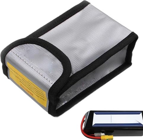 Fireproof battery container, battery storage bag, fireproof battery storage protection, portable safety boxes for transport, a keast-resistant charging bag