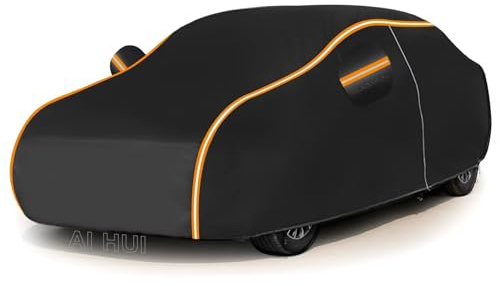 AI HUI Bâche Voiture Extérieur pour Nissan Micra(1992-2025) Housse de Protection Voiture Extérieur Housse Protection Voiture Étanche Bâche Voiture Étanche Respirante Anti UV Soleil