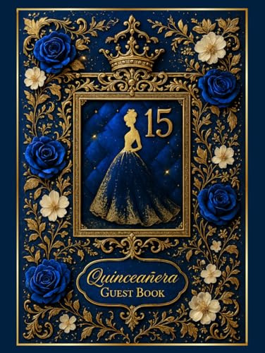 Quinceanera Guest Book Blue: A Keepsake Full of Love from Friends and Family : Memories, Messages, Moments, and Photos
