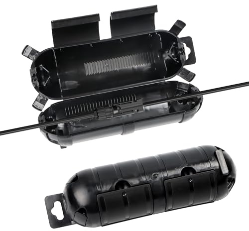 Kabelbox Wasserdicht, Steckerschutz Aussen Sicherheitsbox Kabel Outdoor, Wetterbeständige Schutzbox für Verlängerungskabel, Kabelverbinder - Schutzkapsel für Kabel, Elektrowerkzeug