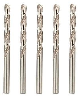 ITEMPESTI 5x HSS-Co Bohrer 8,0mm - M35 Kobalt Premium Metallbohrer in Aufbewahrungsbox für Edelstahl, Stahl, Gusseisen, Holz & Kunststoff