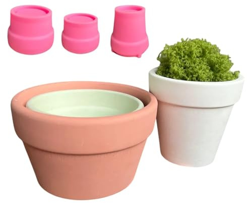 New 2026 Large Concrete Plant Pot Silicone Mold Round Cement Candle Bowl Vessel Mold for Plant Planting Planters Casting Mould PDNVAQ1367