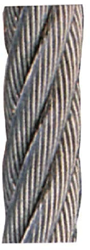 Vigor Stahlseil Edelstahl 49 Fäden, 10 m Durchmesser 2 mm