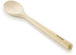 Tescoma 637610 Cucchiaio ovale in legno, lunghezza 30 cm linea FeelWood