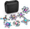 7PCS Alloy Fidget Spinners Bulk for Kids Adults, Sensory Rainbow Handheld Spinners Toys Set Gift for Anxiety Relief Birthday Party Favors Supplies