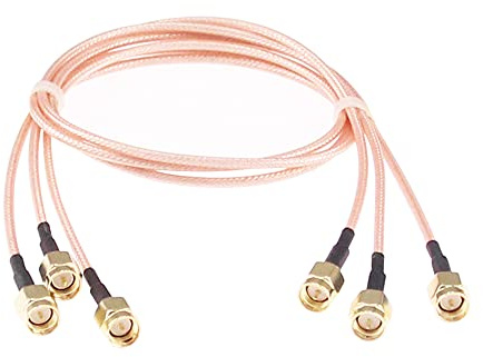 RFaha - Cavo coassiale coassiale RF SMA maschio a SMA maschio prolunga antenna maschio adattatore Jumper RG316 20 ''50 cm (F01-3)