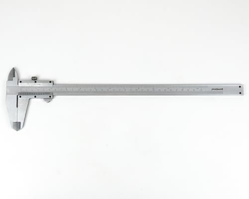 PIMALDAUM® Pied à coulisse 0-300 mm, conforme à la norme DIN 862, en acier carbone, dans une boîte en plastique