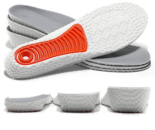 Höhe erhöhen Einlegesohle elastische stoßdämpfende Sportschuh Einlegesohlen, Heel Lift Inserts Elevator Einlegesohlen für Männer & Frauen