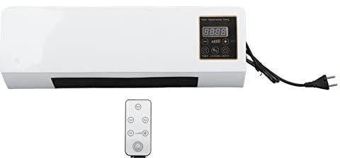 Piccolo Condizionatore D'Aria Riscaldatore Parete Aria Condizionata Ventola Calda per Bagno Camera da Letto Spina Europea 220V