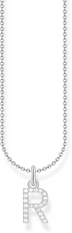 THOMAS SABO Halskette Buchstabe 925 Sterling Silber mit Zirkonia KE2240 - KE2265