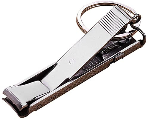 Coupe-ongles portable pliable | Pince à ongles avec lime à ongles et clé | Coupe-ongles | Porte-clés ultra fin | Outil de manucure pour voyage, maison, bureau