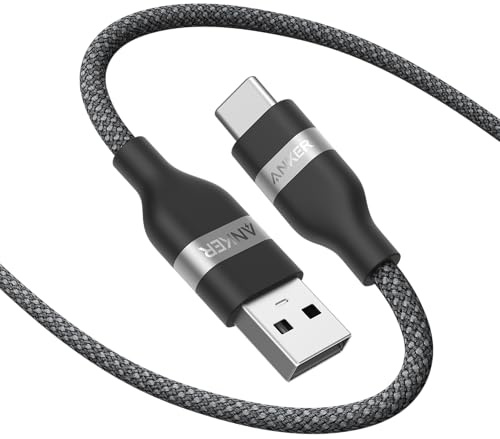 Anker USB auf USB C Kabel Upcycled Flechtgewebe USB 2.0 [1,8m]