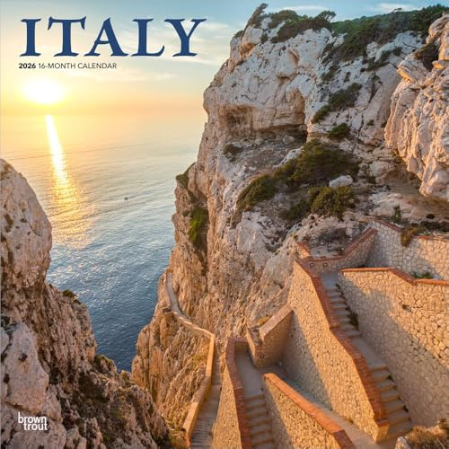 Italy – Italien 2026 – 16-Monatskalender: Original BrownTrout-Kalender [Mehrsprachig] [Kalender] (Wall-Kalender)