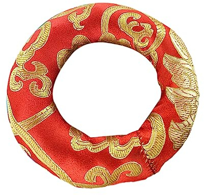 TOYANDONA Buddha Klangschalenkissen Klangschalenkissen Schalenmatte Klangschalenzubehör