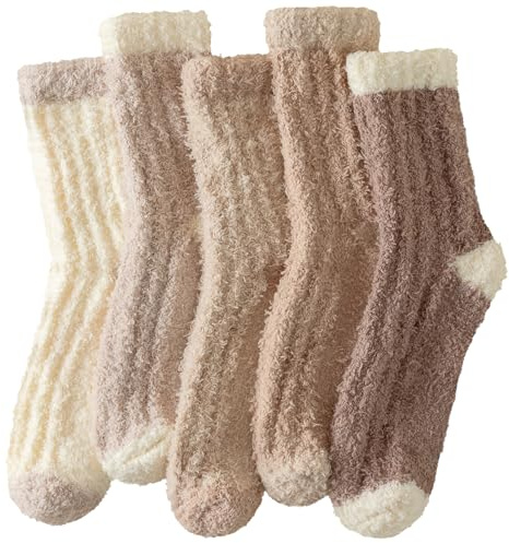 Clothclose Fuzzy Socks for Women, Soft Warm Slipper Socks for Home & Sleep