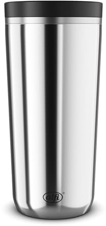 alfi ISO COFFEE MUG PRO, Edelstahl polished, Isolier-Trinkbecher 0,38 l, Coffee to Go Becher, Thermobecher Edelstahl, BPA-frei, hält 6h heiß & 12h kalt, Becher für unterwegs