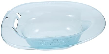PHENOFICE Sitzbadewanne für Frauen aus Dickem Pet Kunststoff mit Rutschfestem Design und Einfachem Pflegekomfort für Wochenbett und Private Hygiene zu Hause