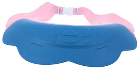 MOTHNUR Kids Shampoo Hat and Bathing Cap for Children, Protective Ear Bathing Shield, Blue Lion Design, Baby Shower Accessory for Toddlers and Infants