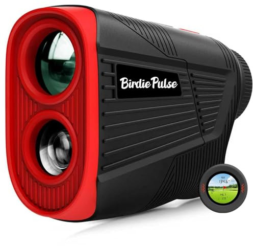 Telemetro da golf con pendenza e magnete, telemetro da 1300 metri per golf, vibrazione di bloccaggio della bandiera, ingrandimento 6-6,5x e LCD HD, telemetro da golf ricaricabile, nero