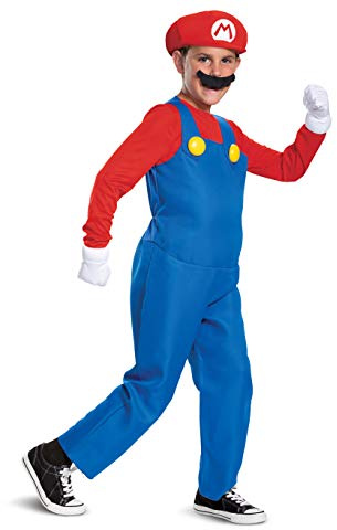 Disguise unisex - barn Deluxe Super Mario-kostym barn Kostym