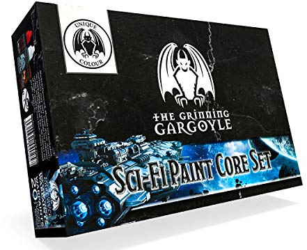 Science Fiction Model Paints | Paints for Miniatures | Model Paint Set | 20x Acrylic Paints Set | Dropper Bottle Miniature Paint Set | Most Wanted 18ml Miniature Paints | Army Painter Set + Brush