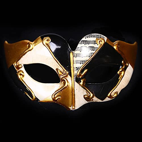 NC Masque rétro pour Enfants Haut de Gamme, soirée déguisée, Halloween, Masque vénitien, Demi-Visage 3D, Jeux de rôle, décoration de la Maison, garçons et Filles