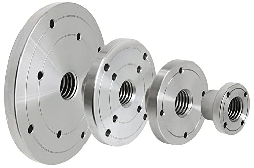 2'' 3'' 4'' 6'' Wood Lathe Face Plate For M33 X 3.5 Threaded Woodworking Machine Chuck Flange Faceplate (Color : 50mm-1Inchx8TPI)