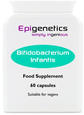 Bifidobacterium Infantis | 5 Billion CFU Probiotic + Chicory Root Prebiotic (Inulin) | 60 Vegan Delayed Release Capsules UK Made | 2 Month Supply