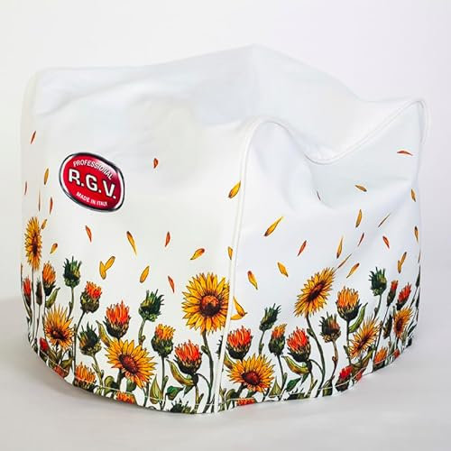RGV Cubierta para rebanadora – Elegancia y protección con motivo de girasoles – 100% fabricada en Italia