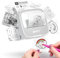 iDPRT Mini-Drucker mit 1 Rolle Aufkleberpapier, Thermodrucker für Studiennotizen, Bilder, DIY, Etiketten, tragbare Aufkleberdrucker effizient und schnell