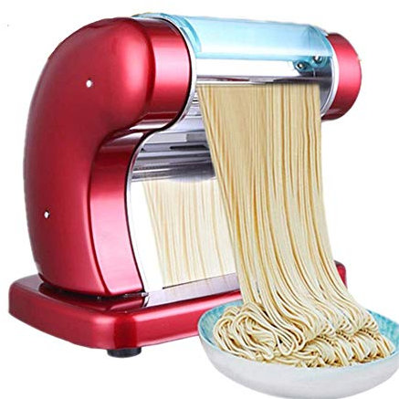 GLJTUO Macchina per Pasta Elettrica Commerciale, Macchina per Tagliatelle Multifunzionale Automatica, Regolazione di 6 Impostazioni di Spessore, per Tagliatelle di Biscotti