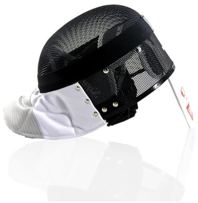 KXJPIZIYB Florett-Fechthelm, Fechtmaske, Fechtausrüstung, Fechtschutzhelm, Wettkampfeinsatz für Florett-Athleten, 900N(X-Large)