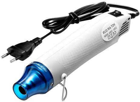 Pistola Termica, Pistola Aria Calda, Pistola Termica Professionale, 220V 300W Pistola Termica Elettrica Portatile Calda Heat Gun per Goffratura Artigianale, Tubi Termorestringenti, Creare Candele