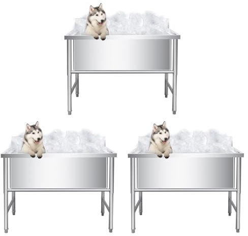 Baignoire Toilettage Chien Station Baignoire Professionnelle de toilettage pour Chiens, Baignoire de toilettage pour Chiens de Compagnie, Grande Baignoire pour Chiens, Station de Bain pour c