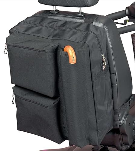 Deluxe Mobility Scooter Bag for Carrying Items, Black (with VAT Relief)