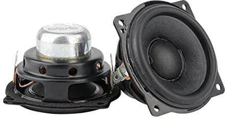 YELEMEABHB 2,25 pollici 4 ohm 10W altoparlante a full range al neodimio for il neodimio Fai da te Altoparlante Amplificatore Stereo HiFi Bluetooth 60 * 60mm 2 pz. Altoparlante da scaffale