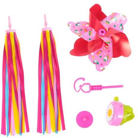 Anneome Per Bici Ragazzo Decorativi Manubrio Nastri Bicicletta Girandola Accessori Scooter Plastica Resistente