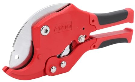 Zhangpu PVC-Rohrabschneider 42mm SK5 Klingen Ergonomischer Griff Ratsche Heißschmelz-Rohrabschneider Werkzeug zur Verwendung an Kunststoffrohren