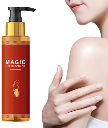 EIHI 1 Pièce Huile Corporelle Relachement De La Peau, Huile Raffermissante Corps, pour Fesses, Abdomen, Cuisses Et Bras, 100ml