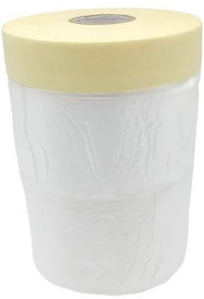 FONDOTIN Película de Enmascarar y Cinta Adhesiva Protectora para Pintura Resistente al Agua Sol para Cubrir Muebles y Vehículos Renovaciones y Pintura