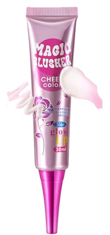 Blush Liquid - Magno De Maquillaje De Larga Data Impermeable | El Rubor De Color Cambiando Para Las Mejillas De Los Ojos De Los Ojos | Blushs Naturales De Crema De Brillo Para La Piel | Hidrata