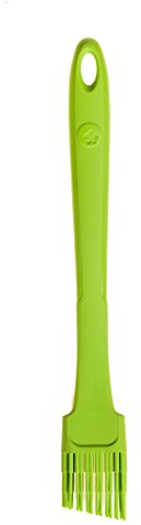Kochblume Design Pinsel S | Premium-Silikon | Hitzebeständig | Spülmaschinenfest | 24cm | Farbe: limette