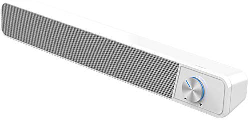 LXLTLB Barra de Sonido Cable Inalámbrico, BT Altavoz Soundbar para Televisores, de Cine en Casa 3D de Bass Televisor de Subwoofer con RCA Line,Blanco