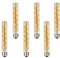 BAISHICHENG 6 Packungen T30 185mm Lange Röhren LED Lampe Edison Retro Vintage Dekorative Röhren Glühbirnen 4W(40W Halogenlampe Ersetzen) E27 Filament LED Lampen Warmweiß 2700K AC220-240V