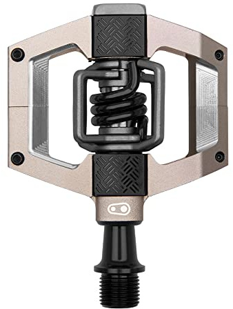 Crankbrothers Mallet Trail Champagne MTB Pedaler Black Spring Enduro XC Trail Optimerad plattform System Clip Par MTB-cykelpedaler (dubbar ingår)
