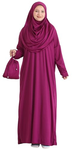 Prien Gebetskleidung Für Frauen Mit Rosenkranz Tasche Hijab, Islam Damen Kleidung Set, Abaya Kopftuch, Muslim Kleider, Khimar