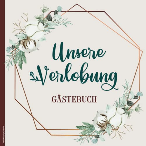 Verlobungsgeschenk: Gästebuch Verlobung die Geschenkidee zum Ehe Versprechen für Frauen das Album als Eintragbuch zur Verlobungsfeier zum Ausfüllen mit Fragen und Platz für Fotos und Glückwünsche